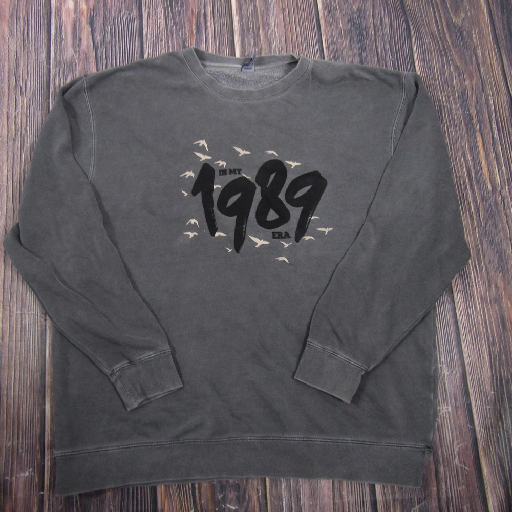 Independent Trading Company Sweatshirt Mens XL Gray Pullover Fleece Graphic